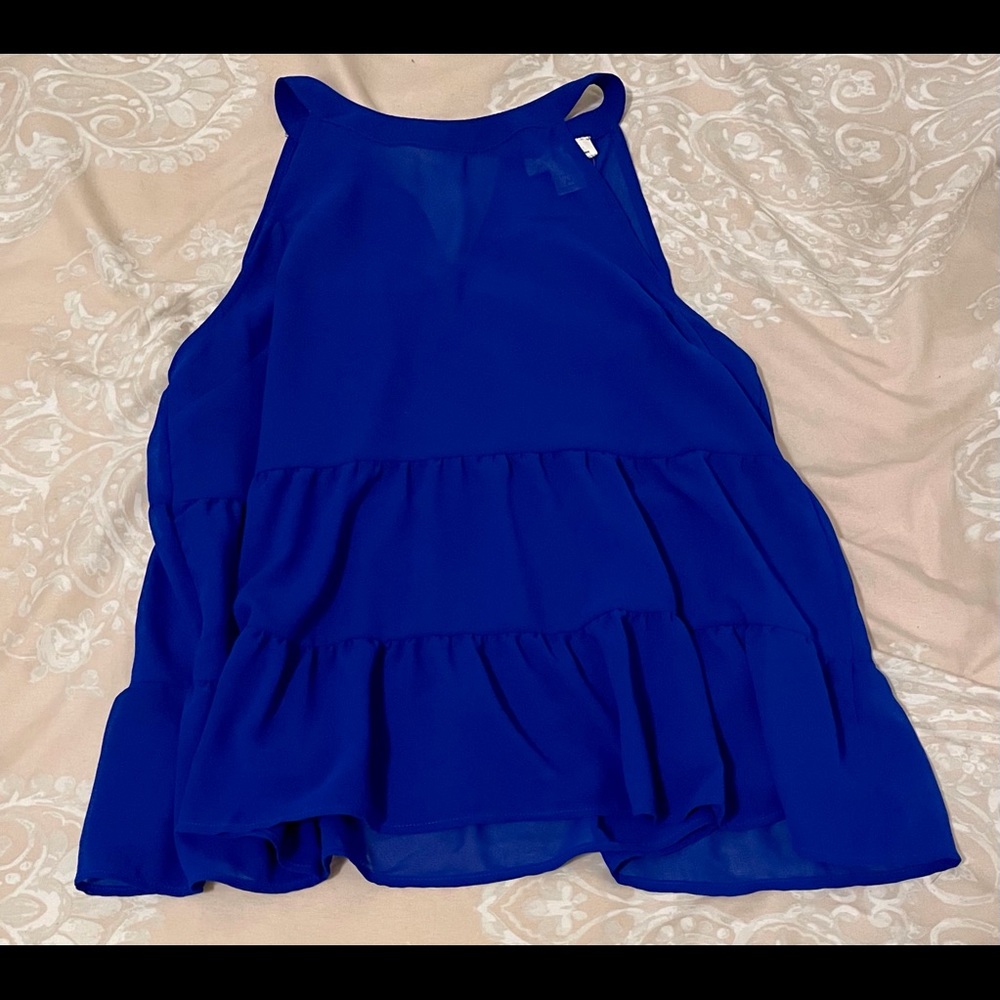 Cobalt Blue Blouse